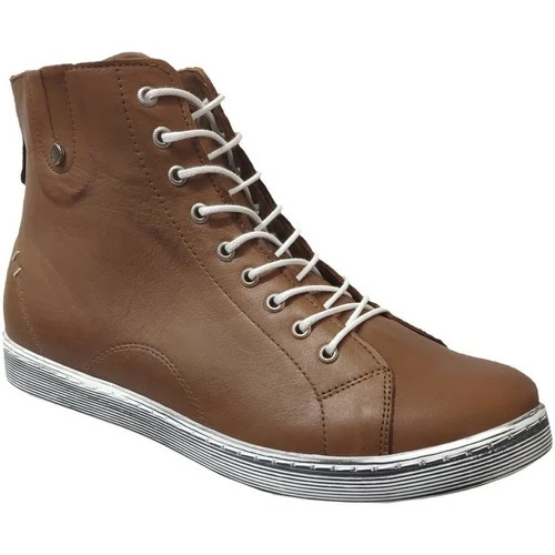 Andrea Conti 0027913 baskets Couleur Marron clair cuir 3 Andrea Conti 0027913 baskets Couleur Marron clair cuir