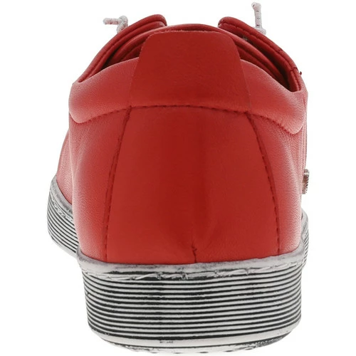 Andrea Conti Baskets cuir Couleur Rouge 6 Andrea Conti Baskets cuir Couleur Rouge – Image 4