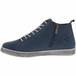 Andrea Conti Baskets basses cuir Couleur Bleu jean -Andrea Conti Boutique 23113502 500 C